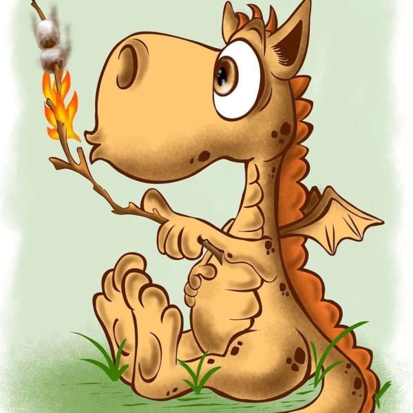Мультяшные дракончики
