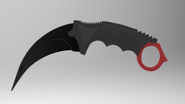 Karambit Knife 3d model