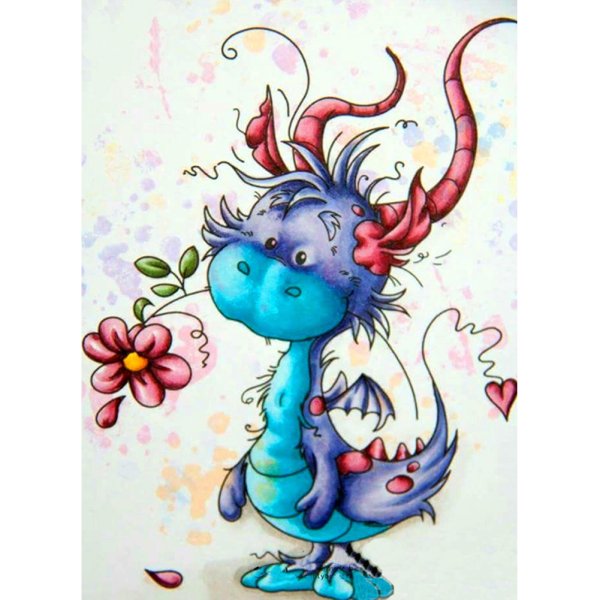 Мультяшные дракончики