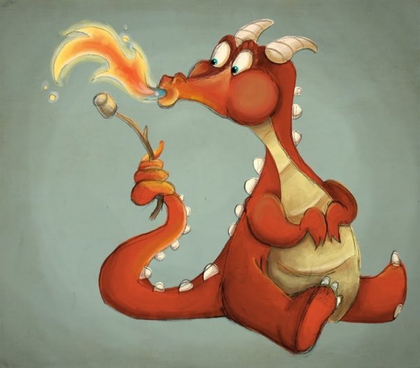 Смешной дракончик