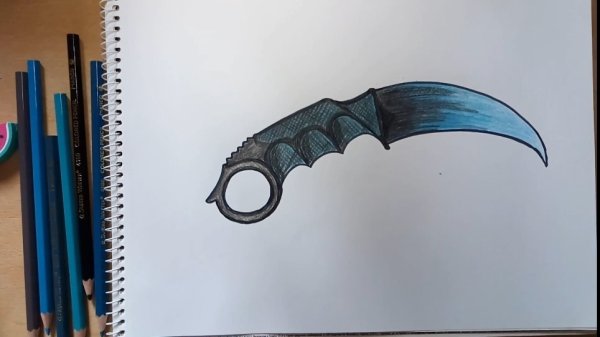 Керамбит рисунок