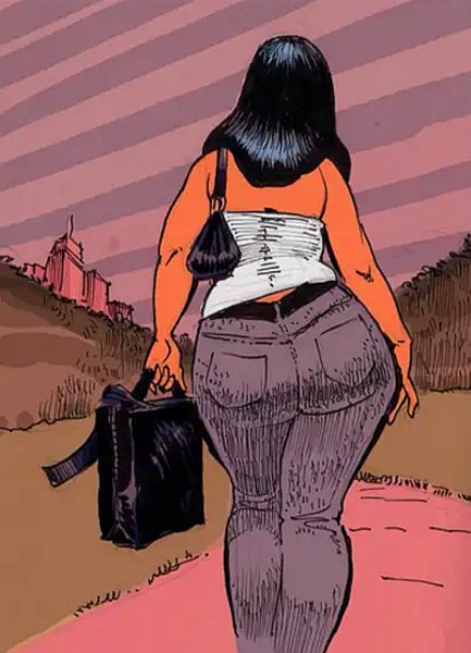 Карикатуры на полных женщин