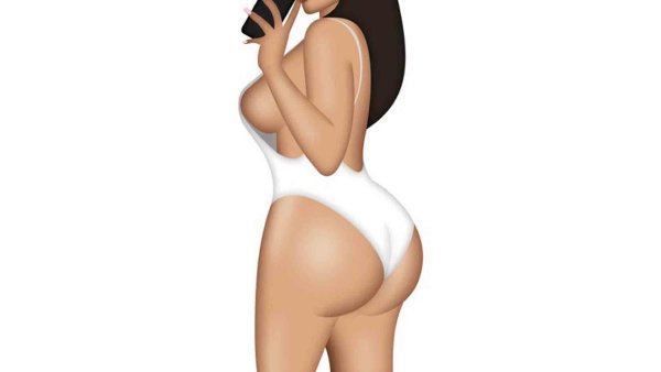 ЭМОДЖИ Ким Кардашьян попа