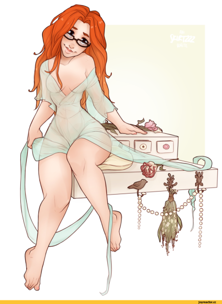 Смешные нарисованные девушки