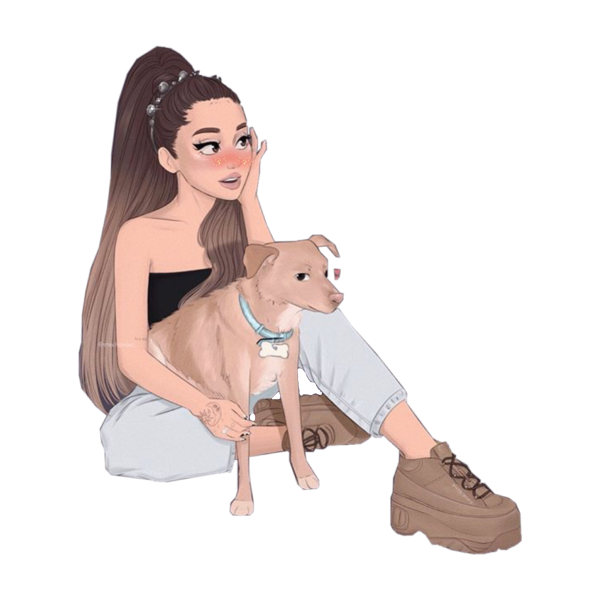 Мультяшная ариана Гранде 2020