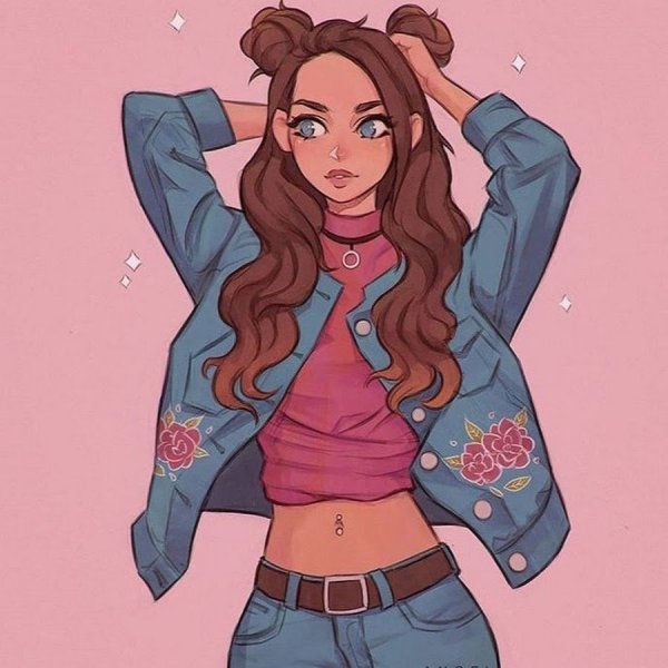 Девушки в мультяшном стиле