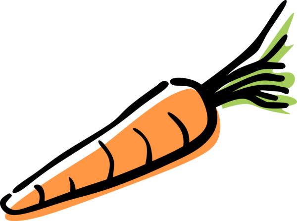Морковь раскраска для детей