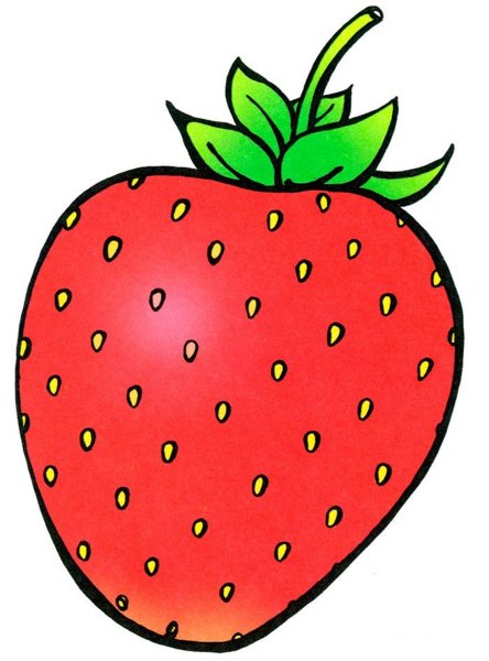 Клубника рисунок для детей