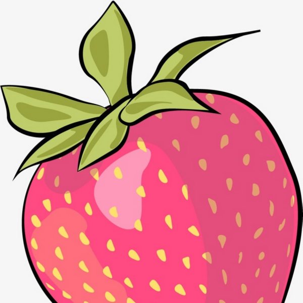 Нарисовать клубнику