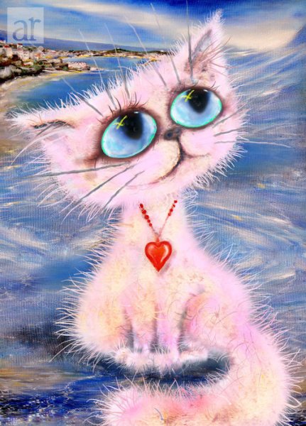 Кошка соскучилась