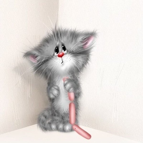 Виноватый котенок