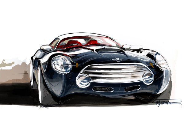 Aston Martin Superleggera Design Sketch
