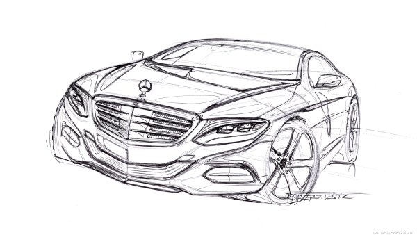 Мерседес для выжигания