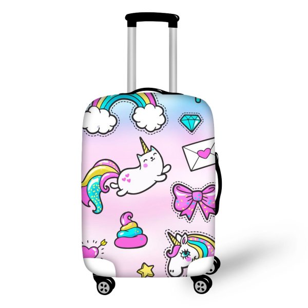 Чемодан с единорогом