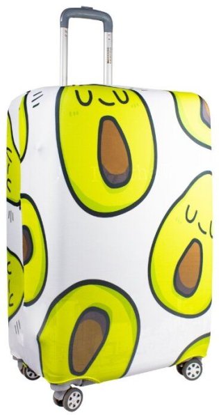 Чехол для чемодана proffi Travel "черепа" l