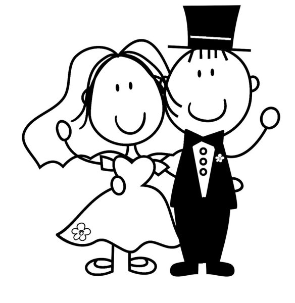 Мультяшная свадьба