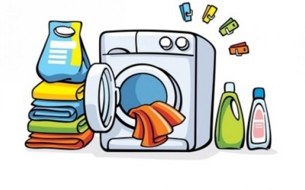 Стиральная машинка мультяшная