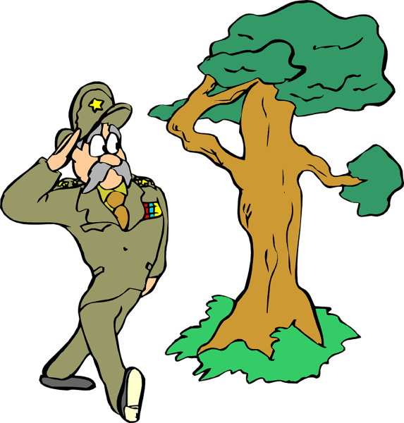 Солдат карикатура