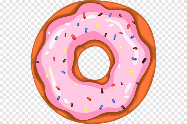 Нарисовать пончики сладости