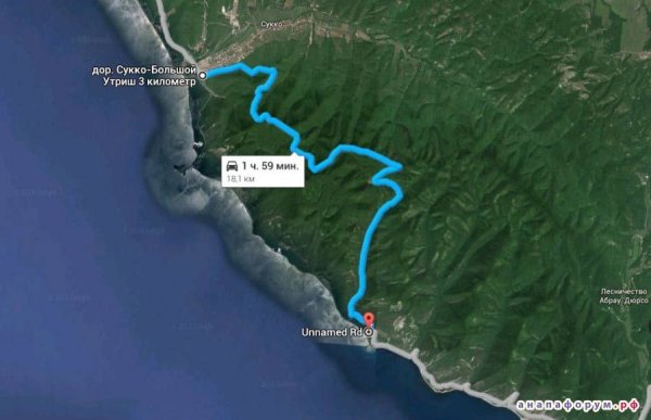 Серпантин Анапа Сукко