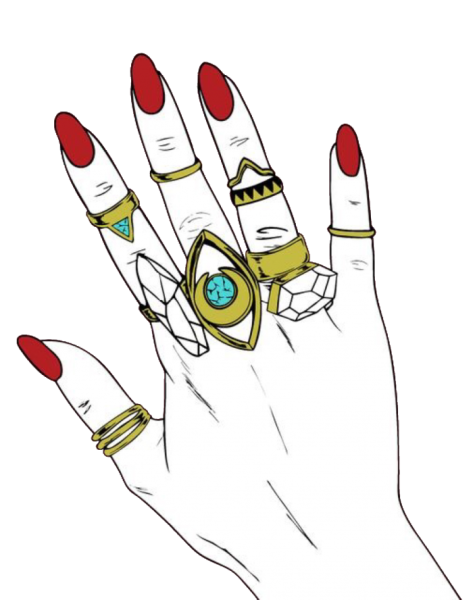 Нарисованные ногти