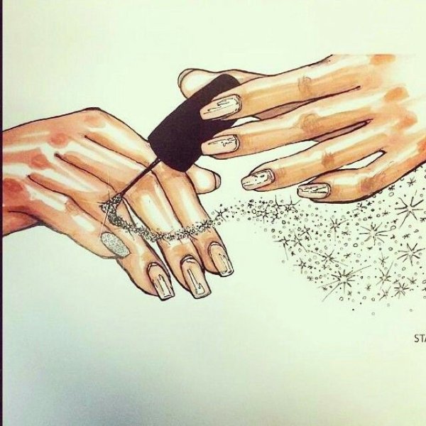 Ногти иллюстрация