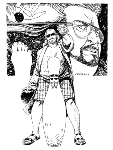 Большой Лебовски комикс