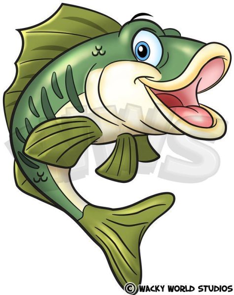 Щука мультяшный