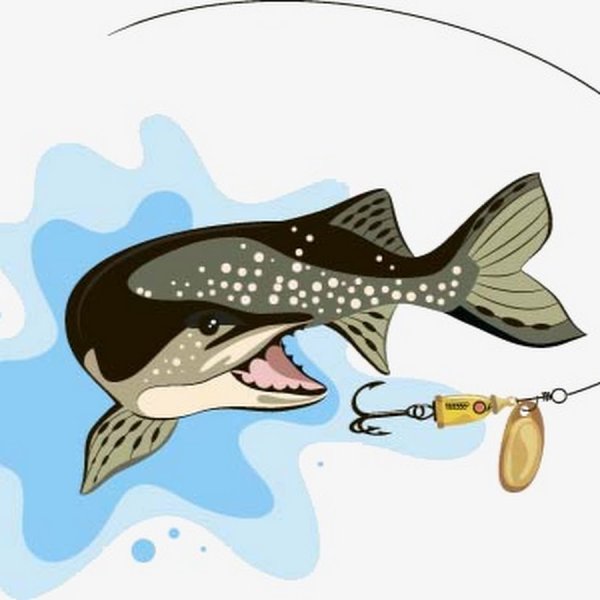 Щука мультяшная