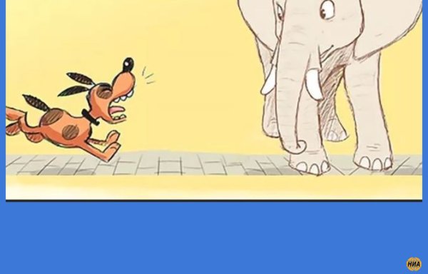 Собака из басни Крылова слон и моська