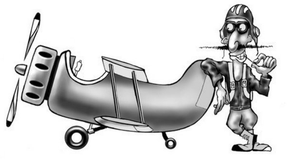 Юмор девушки и самолеты