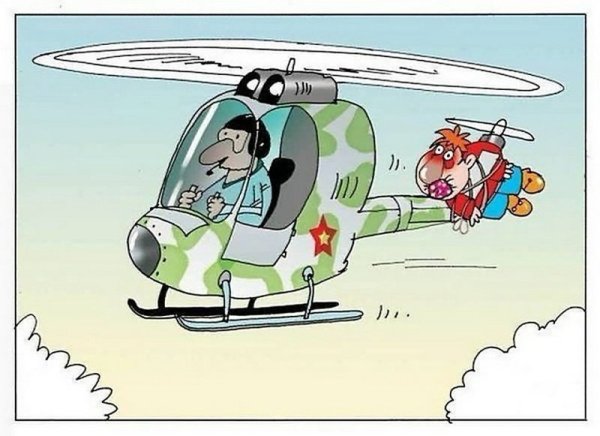 Самолет прикол