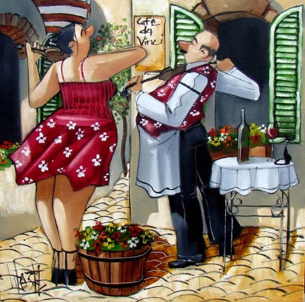 Южноафриканский художник Рональд Вест