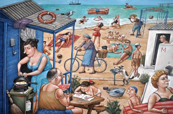 Путешествие в СССР картины художницы Анжелы Джерих