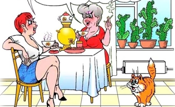 Веселые анекдоты в картинках