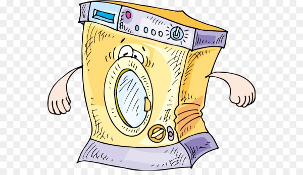 Стиральная машинка карикатура