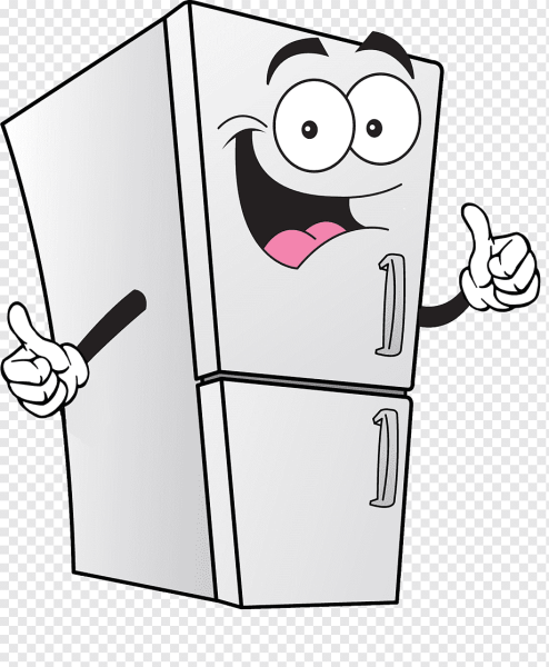 Холодильник мультяшный