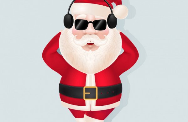 Дед Мороз в темных очках