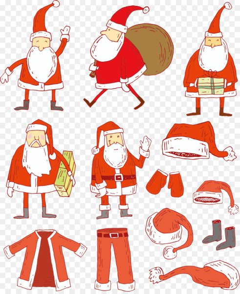 Дед Мороз векторное изображение