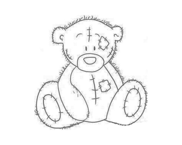 Мишка рисунок карандашом