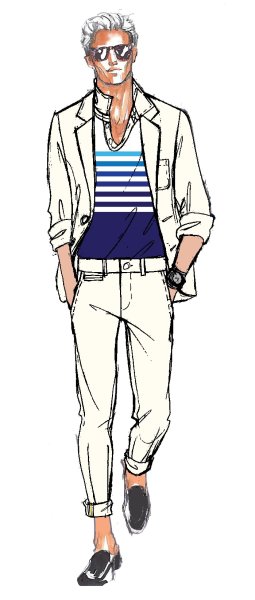 Эскизы одежды для мужчин