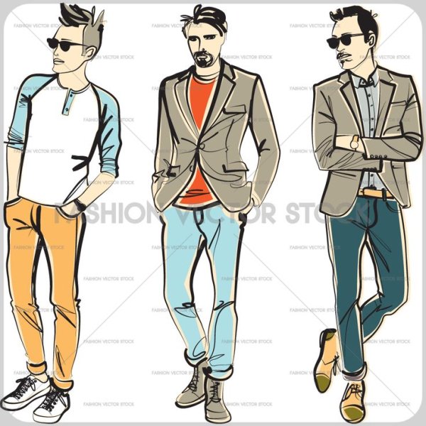 Стиль Casual для эскизы