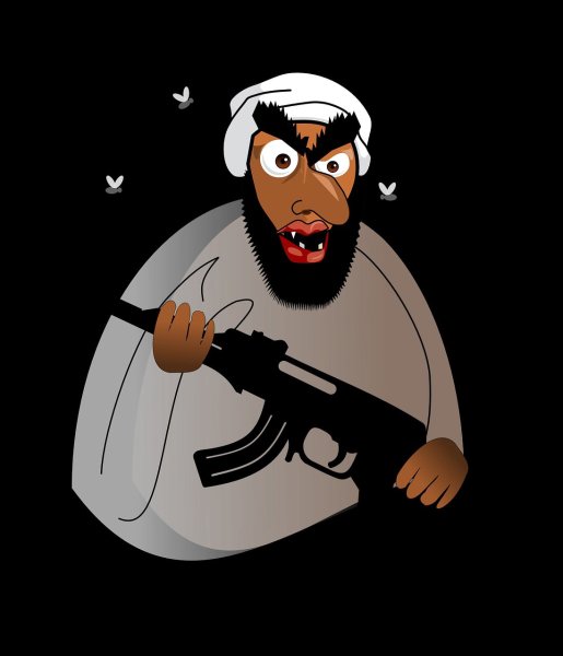 Араб террорист арт