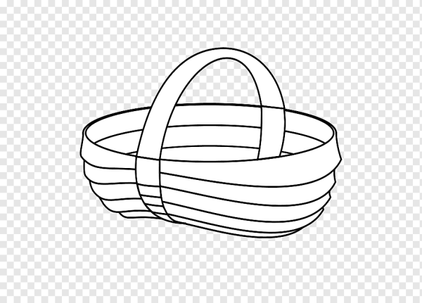 Корзинка раскраска