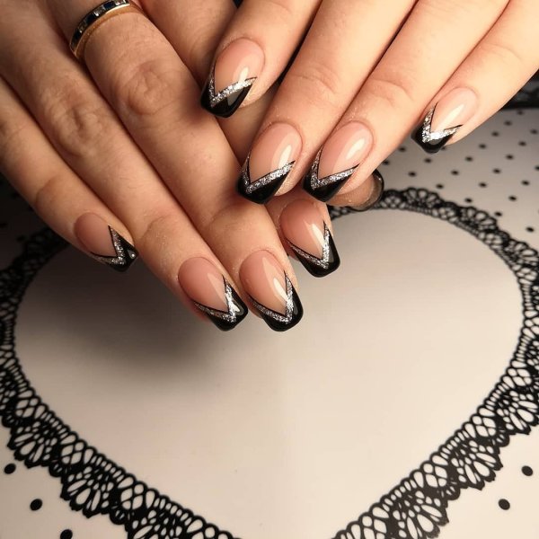 Дизайн ногтей френч