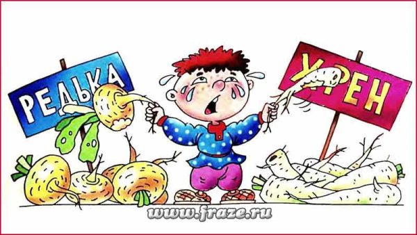 Хрен редьки не слаще