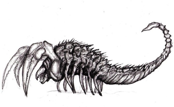 Скорпион чудовище