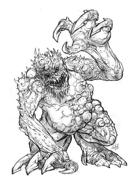 Рисовать монстров