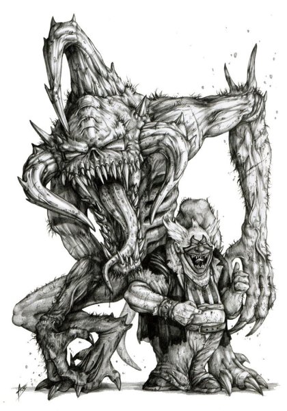 Монстры карандашом