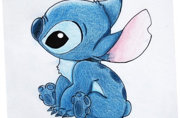 Стич срисовка Стич